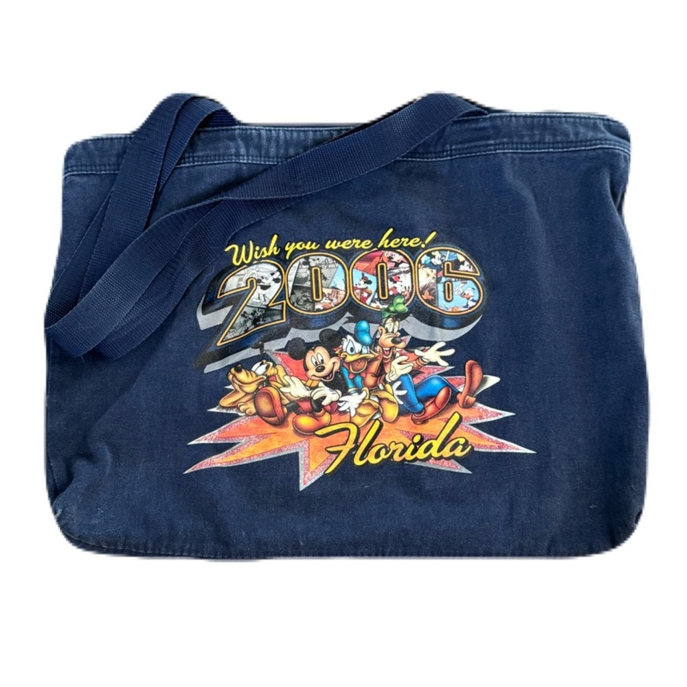 Vintage Disney Florida Denim Tote Bag 2006